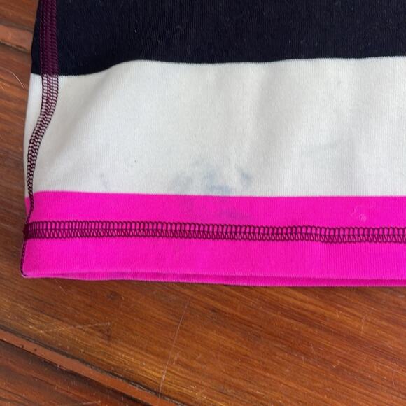 Lululemon Power Y  striped racerback shelf bra athletic tank - Picture 4 of 8